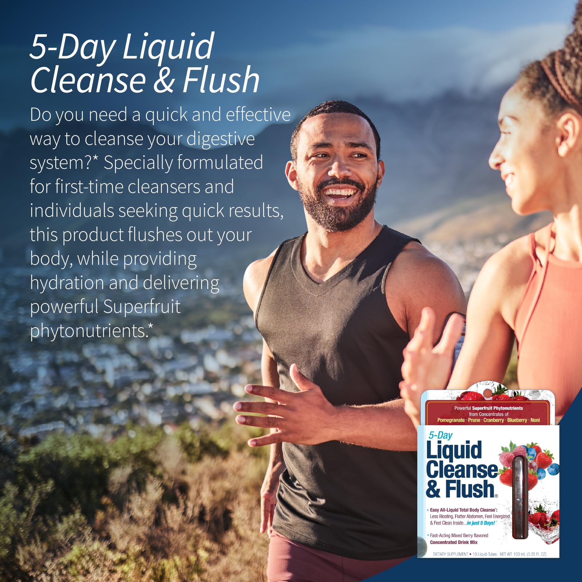 Illustration of bloating relief and healthier digestion