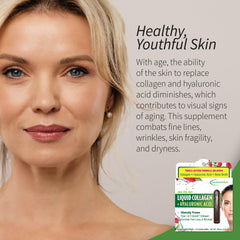 Illustration of hydration and skin support with hyaluronic acid