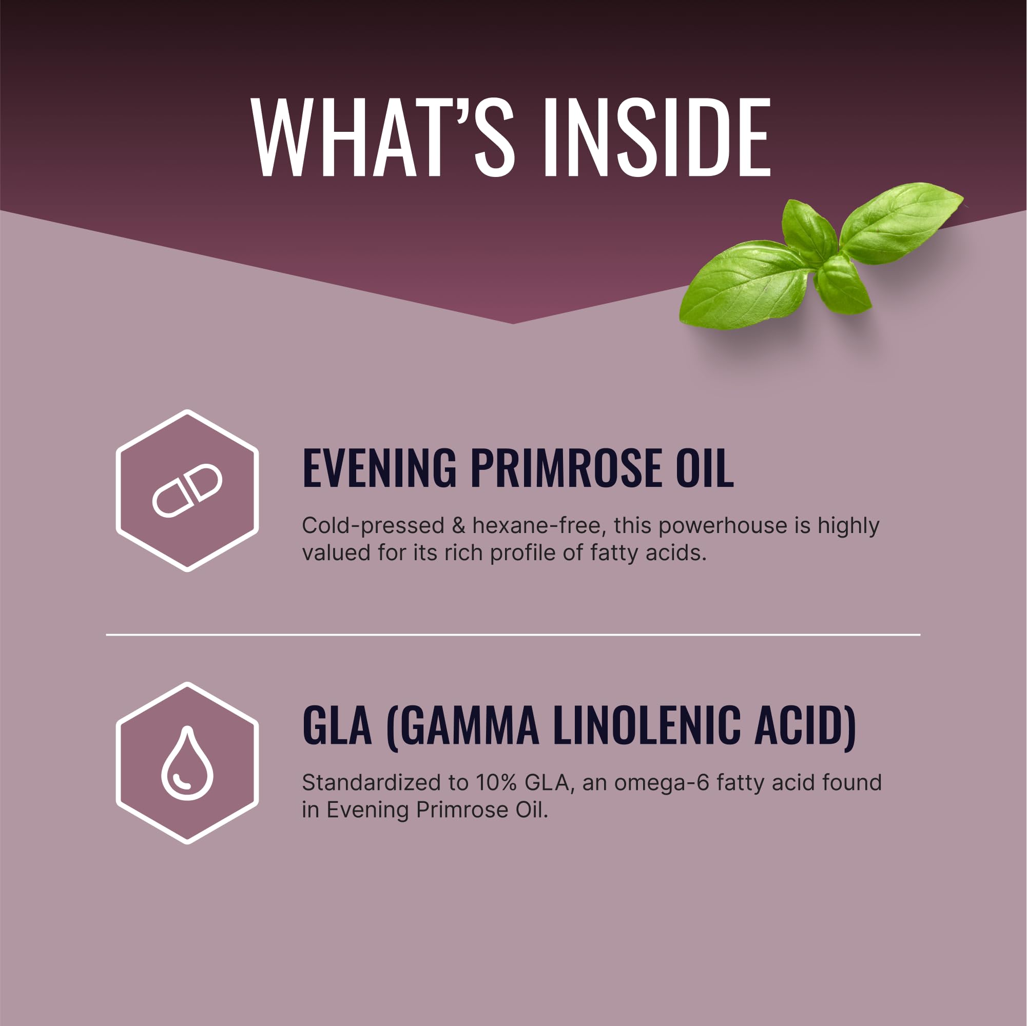 Evening primrose oil softgels close-up