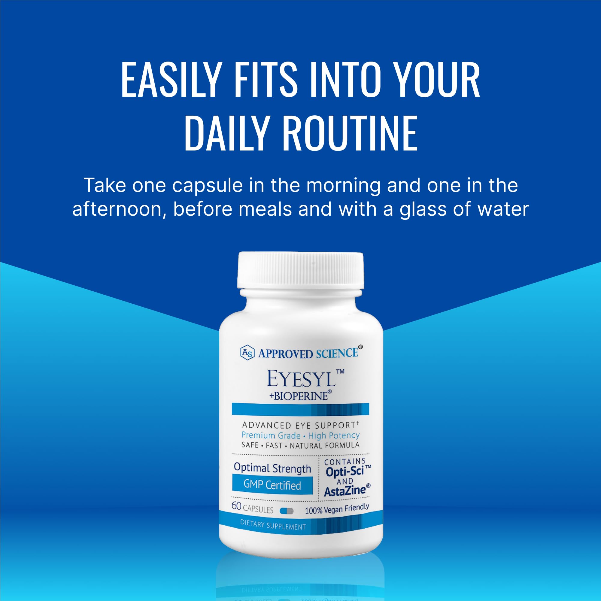 GMP-certified USA production with third-party testing for EyeSyl