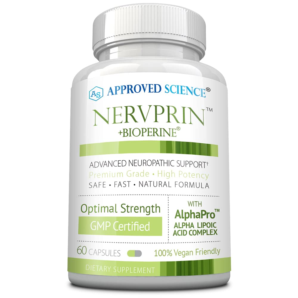 Approved Science Nervprin nerve support formula – 60 capsules, USA-made