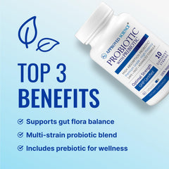 Product label for Approved Science Probiotic with Prebiotic