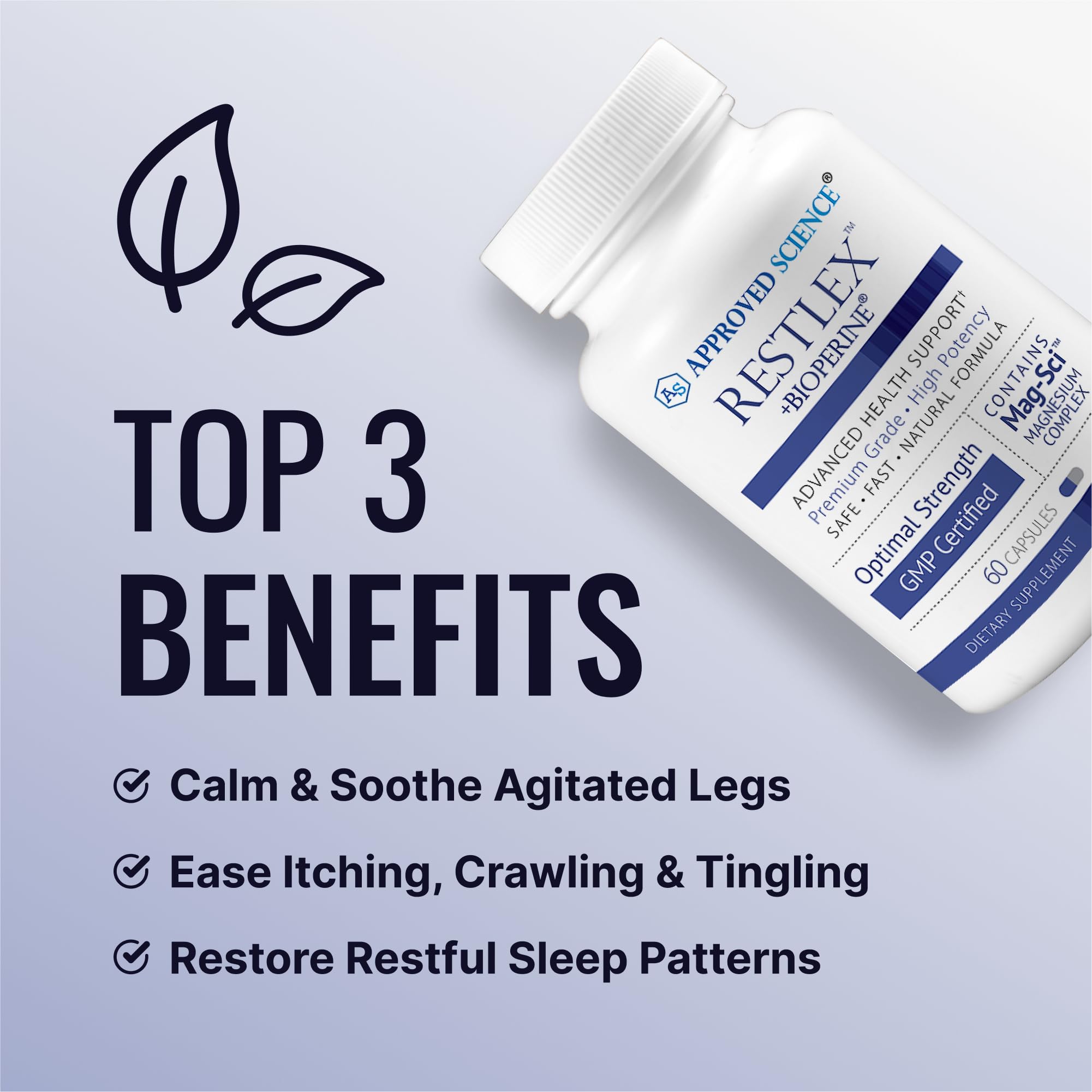 Restlex product packaging box with product details