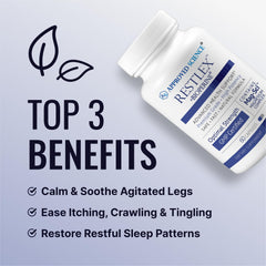 Restlex product packaging box with product details