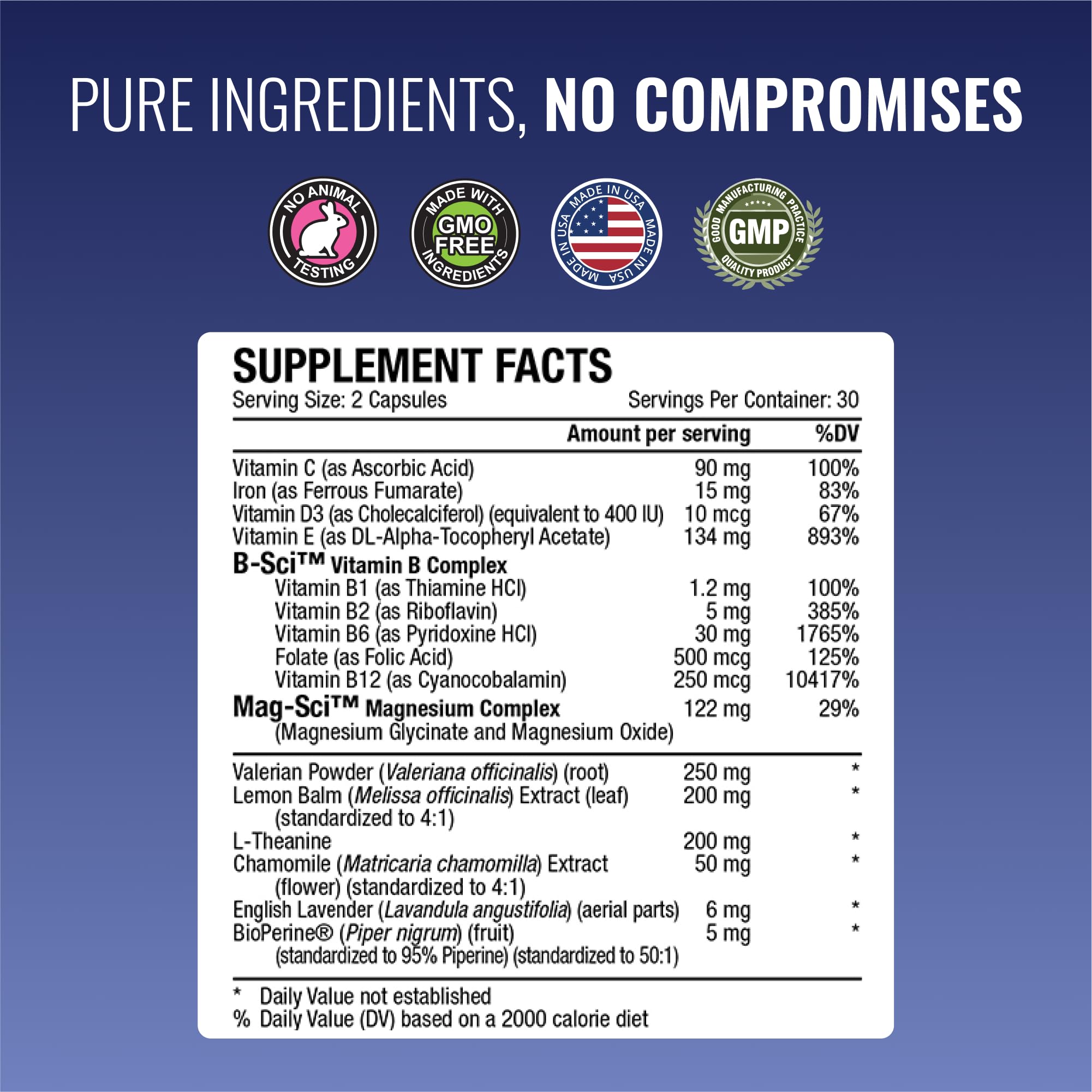 Six capsules arranged beside the Restlex bottle