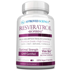 Approved Science Resveratrol bottle front view