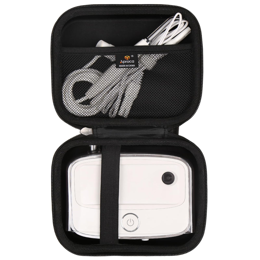 Front view of Aproca hard portable storage case for Waterpik WF-04 Sidekick