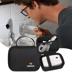 Side view highlighting portable handle