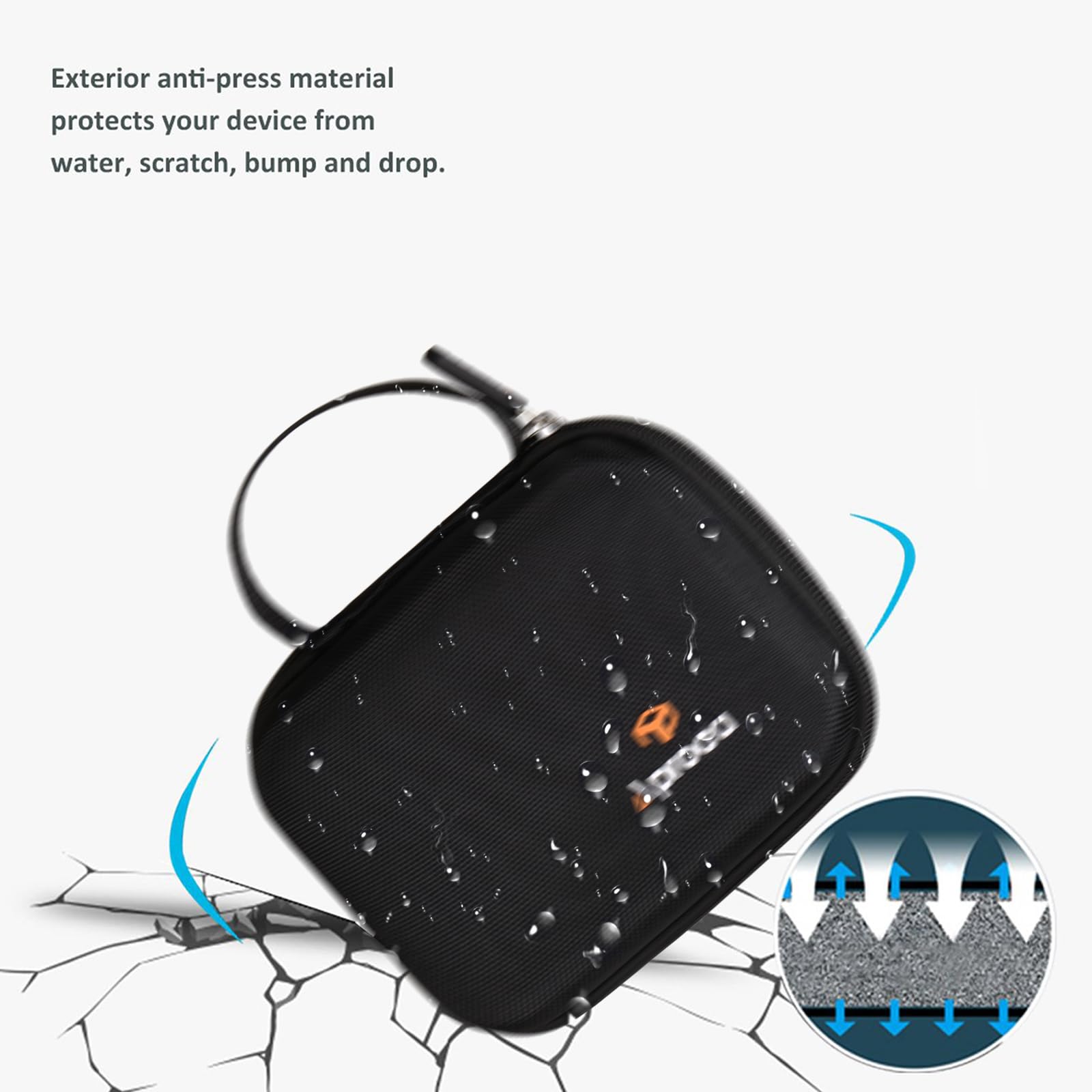 Travel-ready case with secure dual zipper system