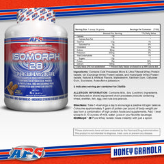 APS Nutrition Isomorph 28 shaker—post-workout protein support