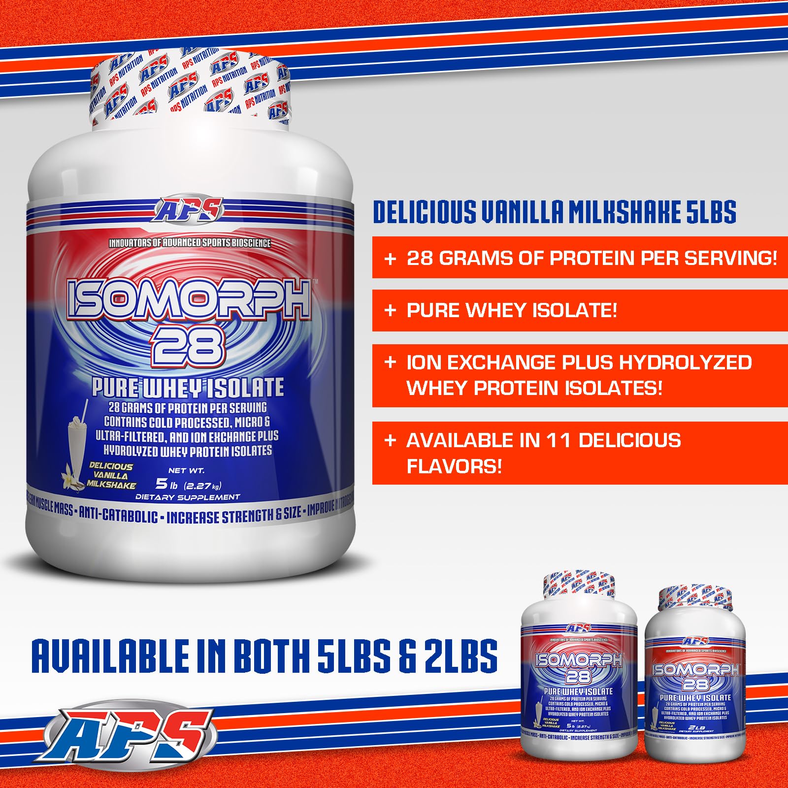 APS Nutrition Isomorph 28 mix-in bowl captures quick preparation and smooth texture for post-workout recovery