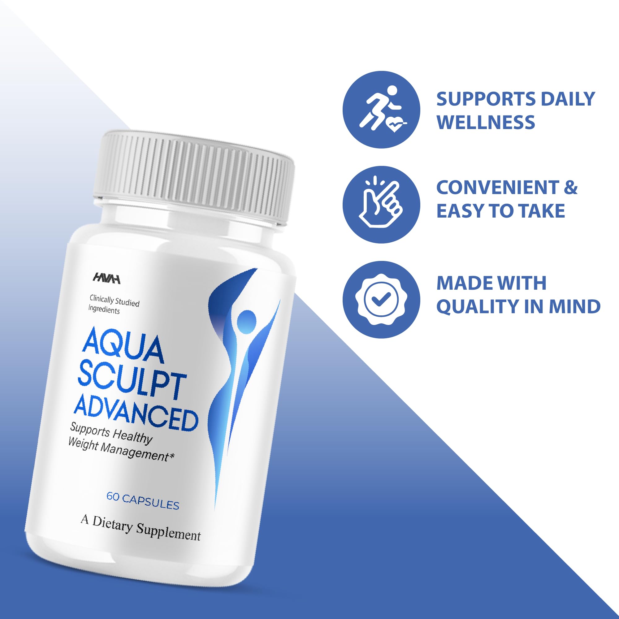 Aqua Sculpt Advanced bottle label close-up