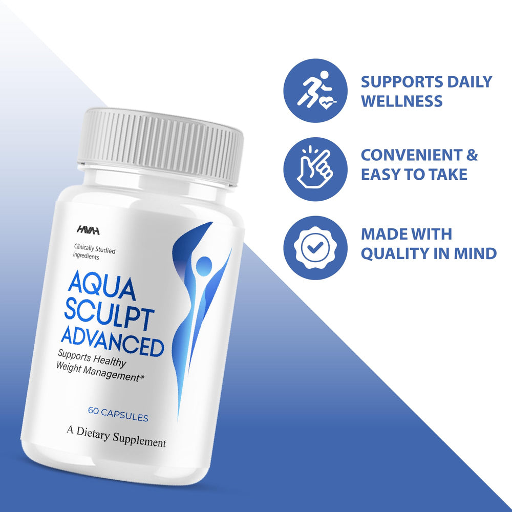 Aqua Sculpt Advanced bottle label close-up