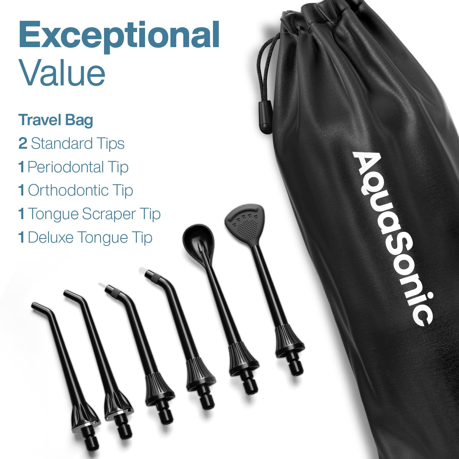 Six tips included and ready for use