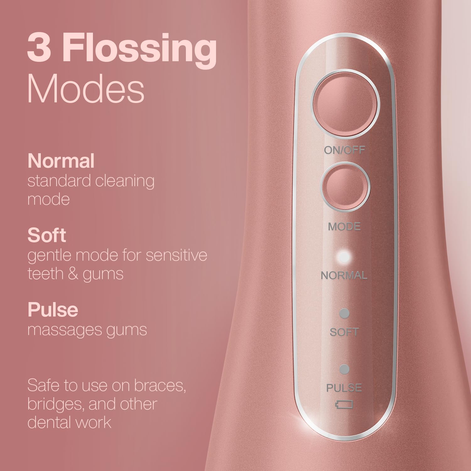 Aqua Flosser PRO 300ml water tank detail