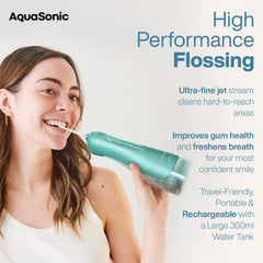 Side view of AquaSonic Aqua Flosser PRO