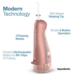 Six interchangeable jet tips for Aqua Flosser PRO