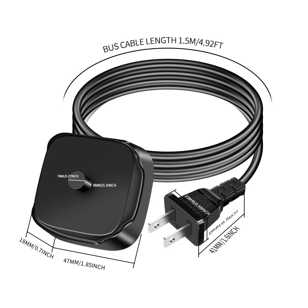 Charger compatible with AquaSonic Black, Vibe, and Duo Pro models