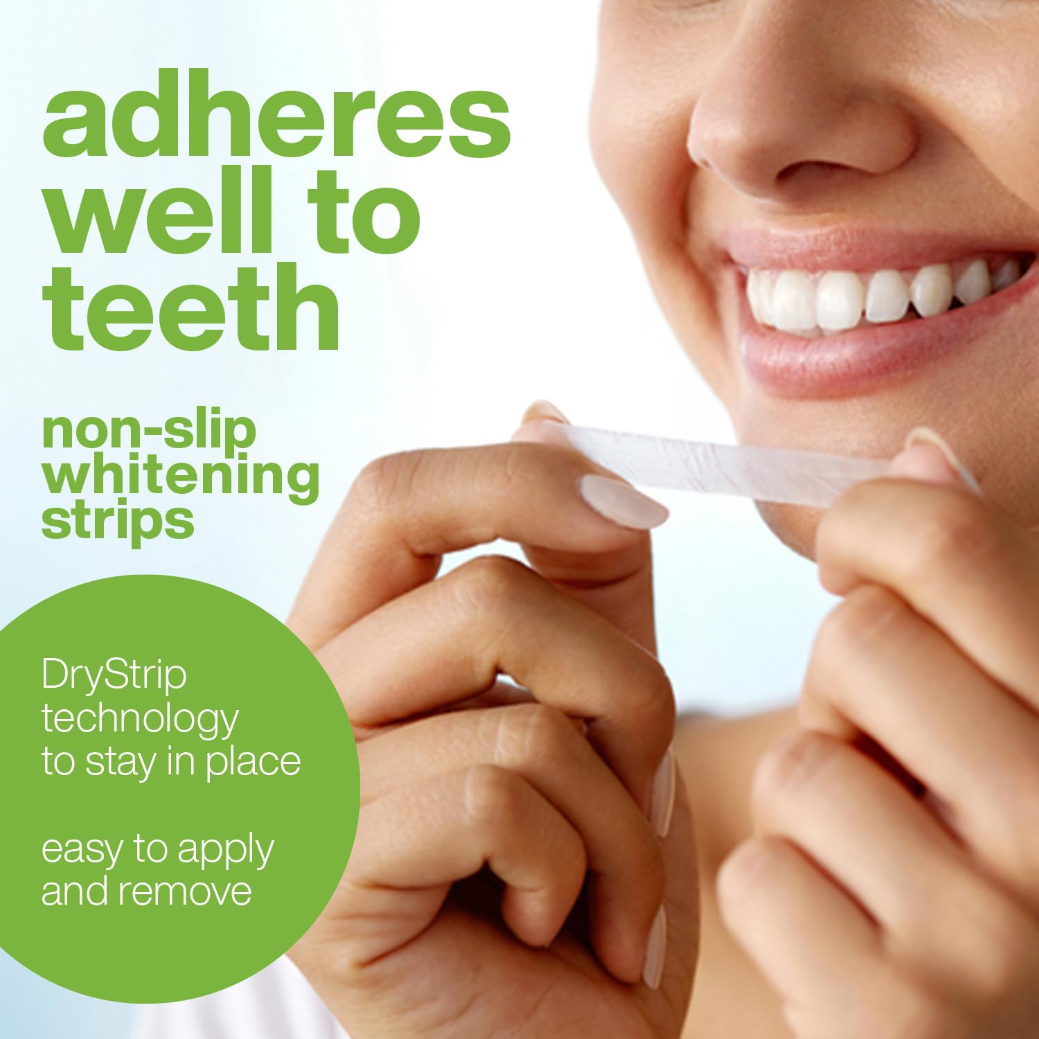 Box and packaging of AquaSonic Teeth Whitening Strips