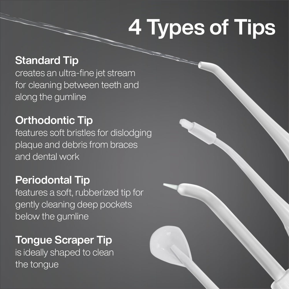 Waterproof design of AquaSonic water flosser for easy cleaning