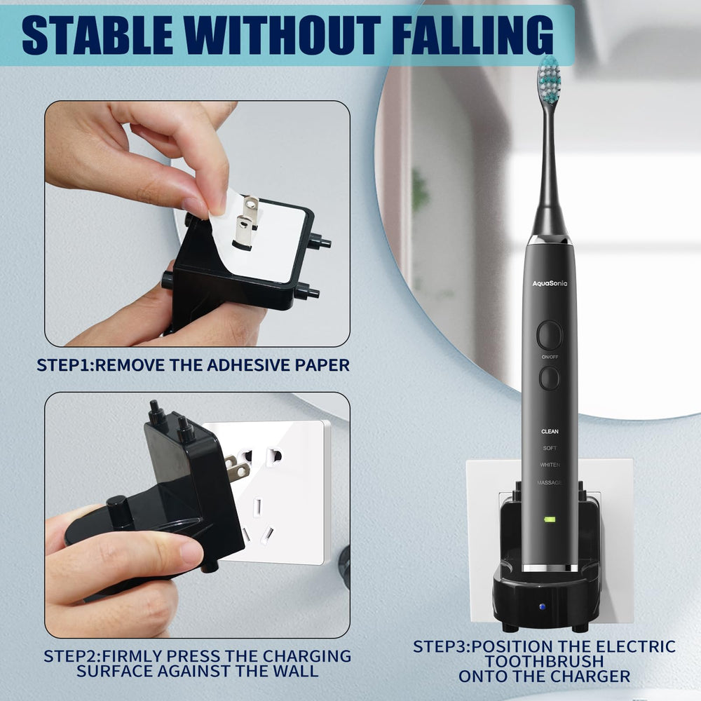 Back/side view of the Black/Vibe charger showing connection