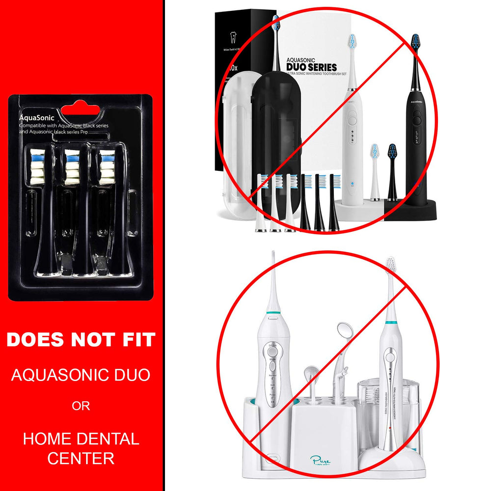 Packaging and contents of AquaSonic ProFlex replacement brush head set