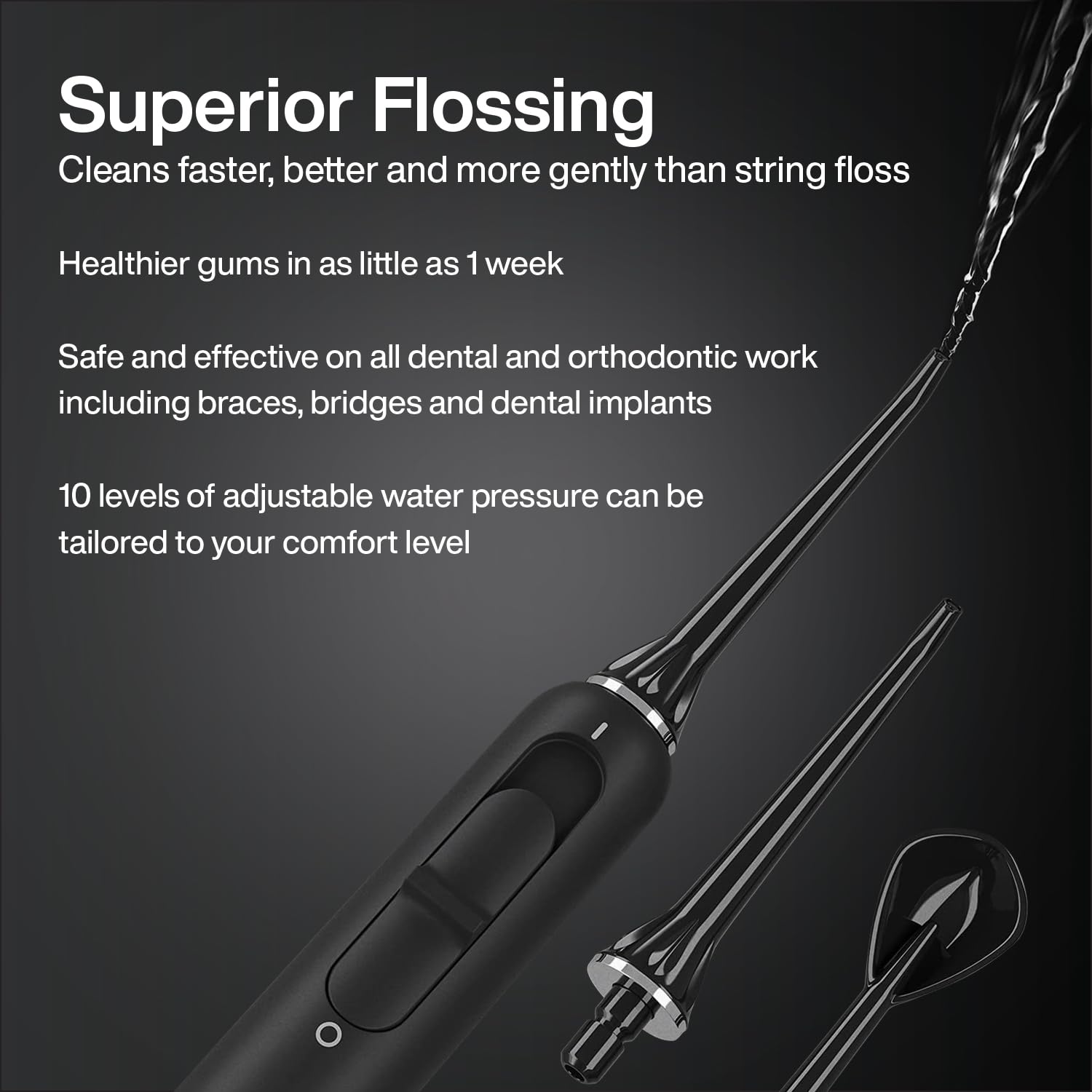 ProFlex brush heads included with AquaSonic HDCPro