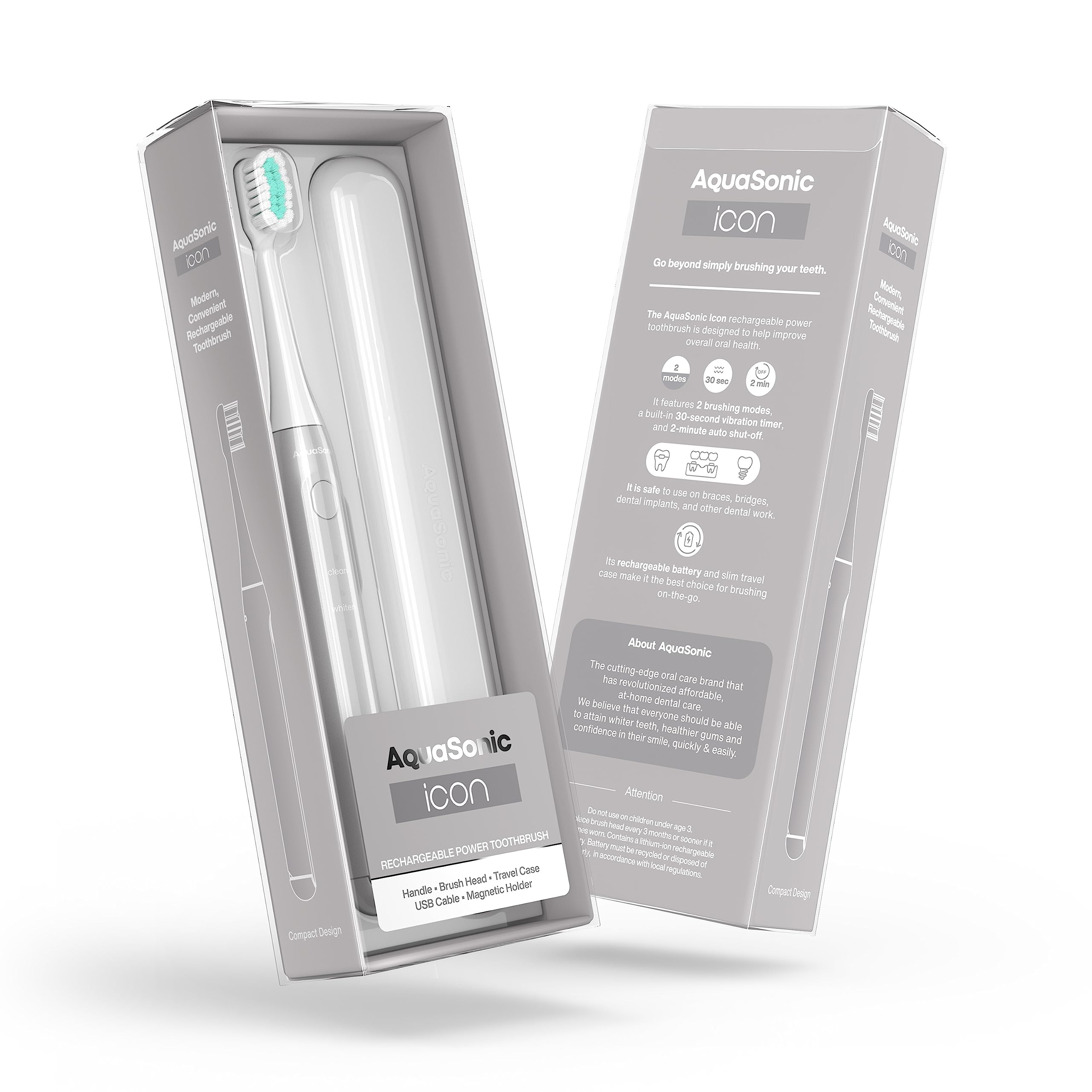 Charge cord for Aquasonic Icon rechargeable toothbrush