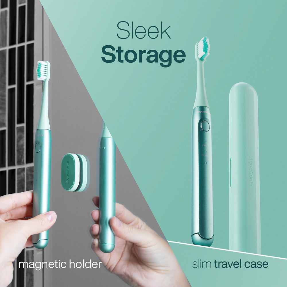 Magnetic holder for Aquasonic Icon mint toothbrush