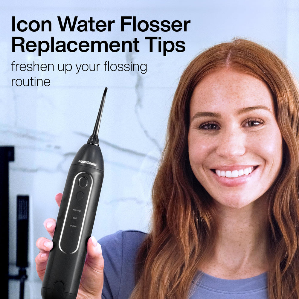Second standard replacement tip for AquaSonic Icon flosser