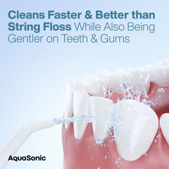 360-degree rotating tips designed for braces and hard-to-reach areas