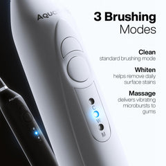 Ten DuPont brush heads included with Aquasonic Duo