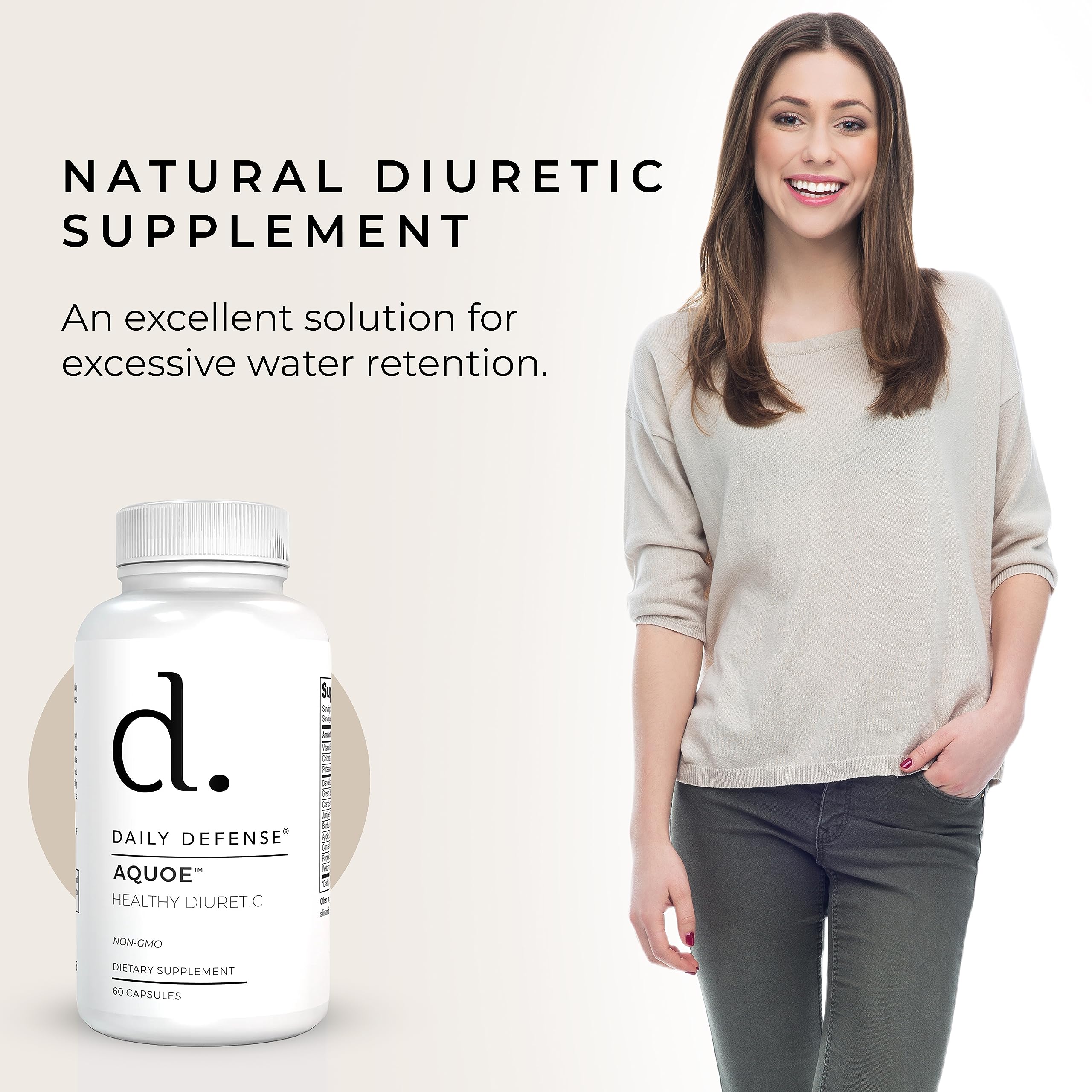 Pill helping relieve bloating and water retention