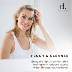 Graphic illustrating fluid balance support from diuretic pills