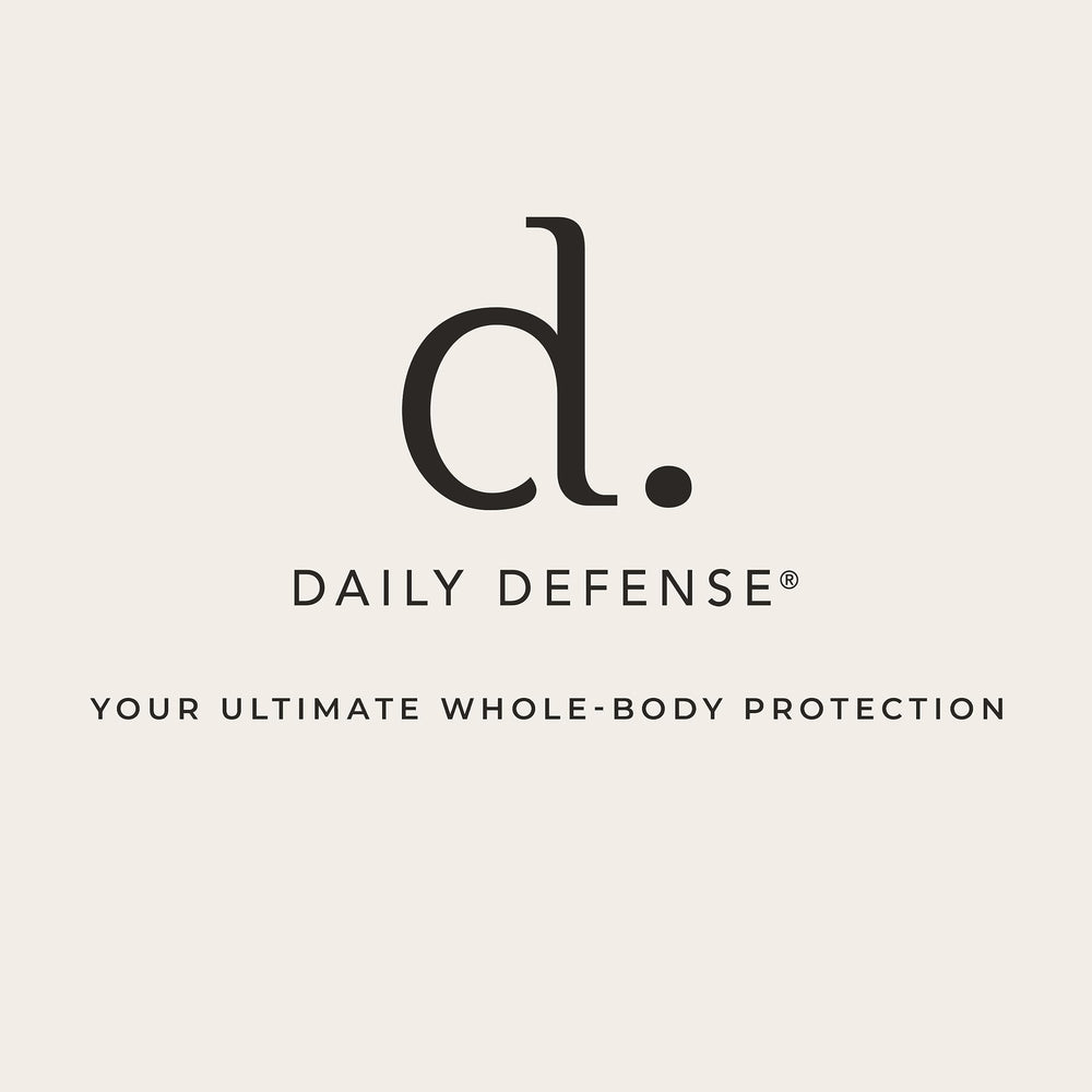 Daily Defense AQUOE Water Away branding and logo