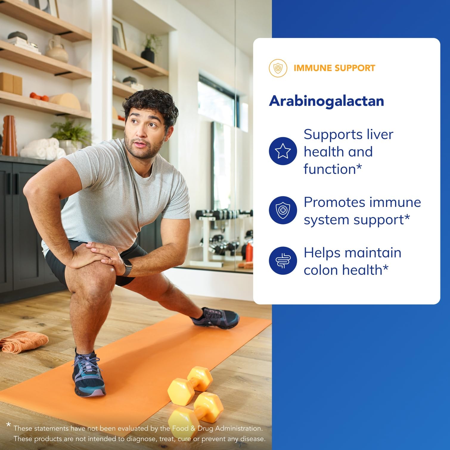 Arabinogalactan promoting digestive health and microflora balance