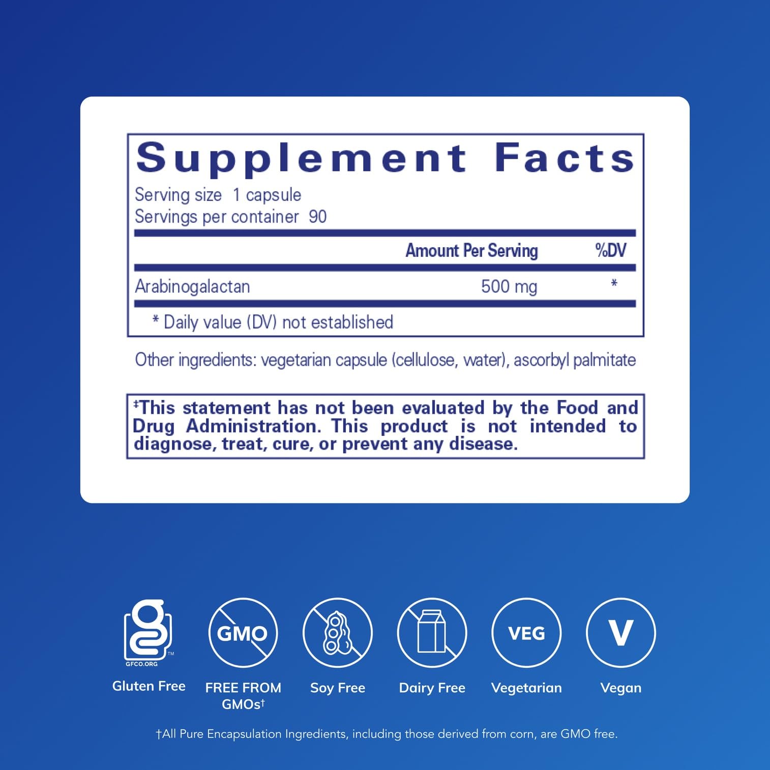 Arabinogalactan supporting immune system function