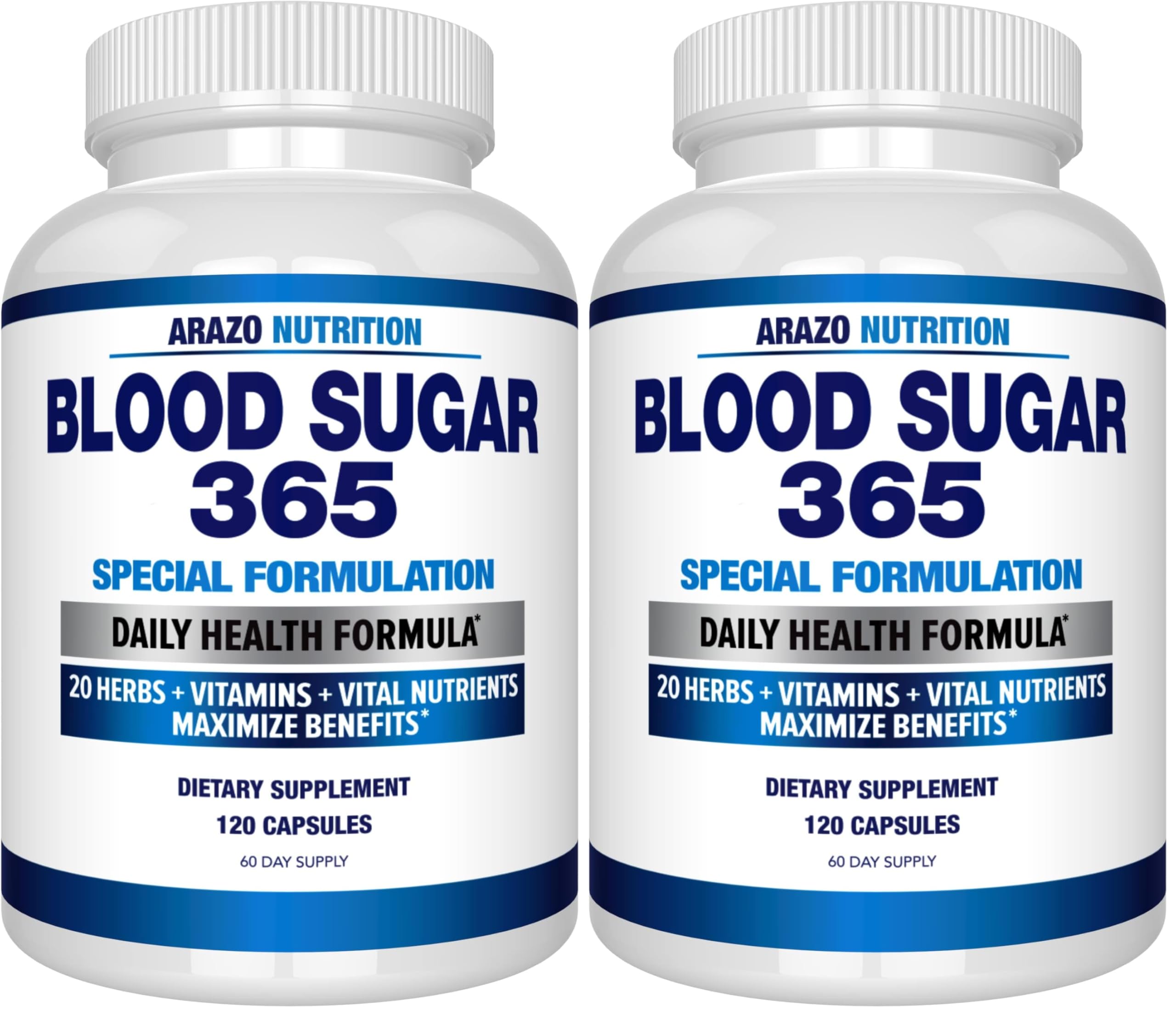 Arazo Blood Sugar 365 bottle front view
