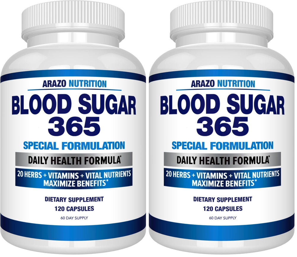 Arazo Blood Sugar 365 bottle front view