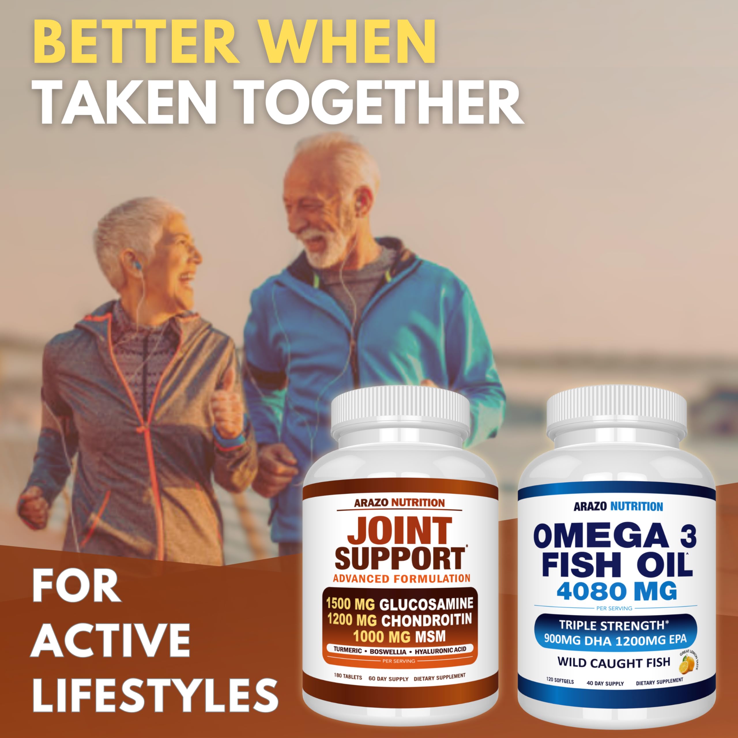 Arazo Nutrition back label view reveals detailed formulation.