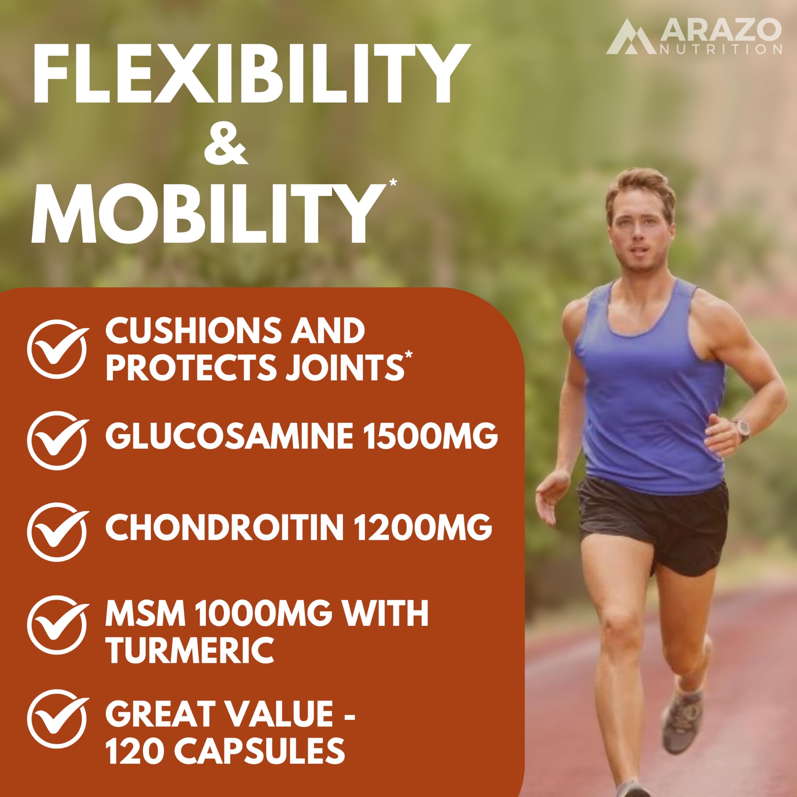 Arazo Nutrition motion scene depicts daily activities with improved mobility.