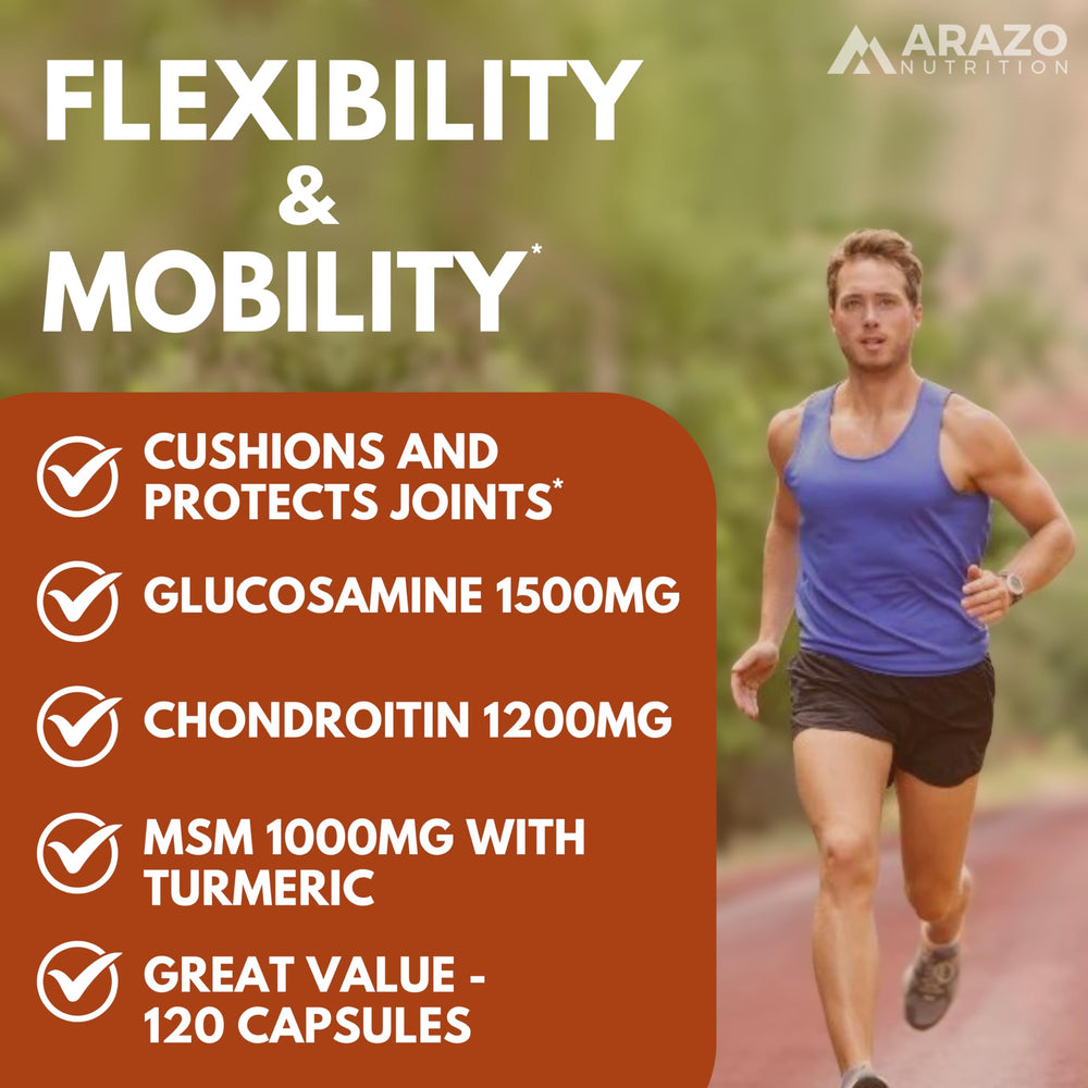 Arazo Nutrition motion scene depicts daily activities with improved mobility.