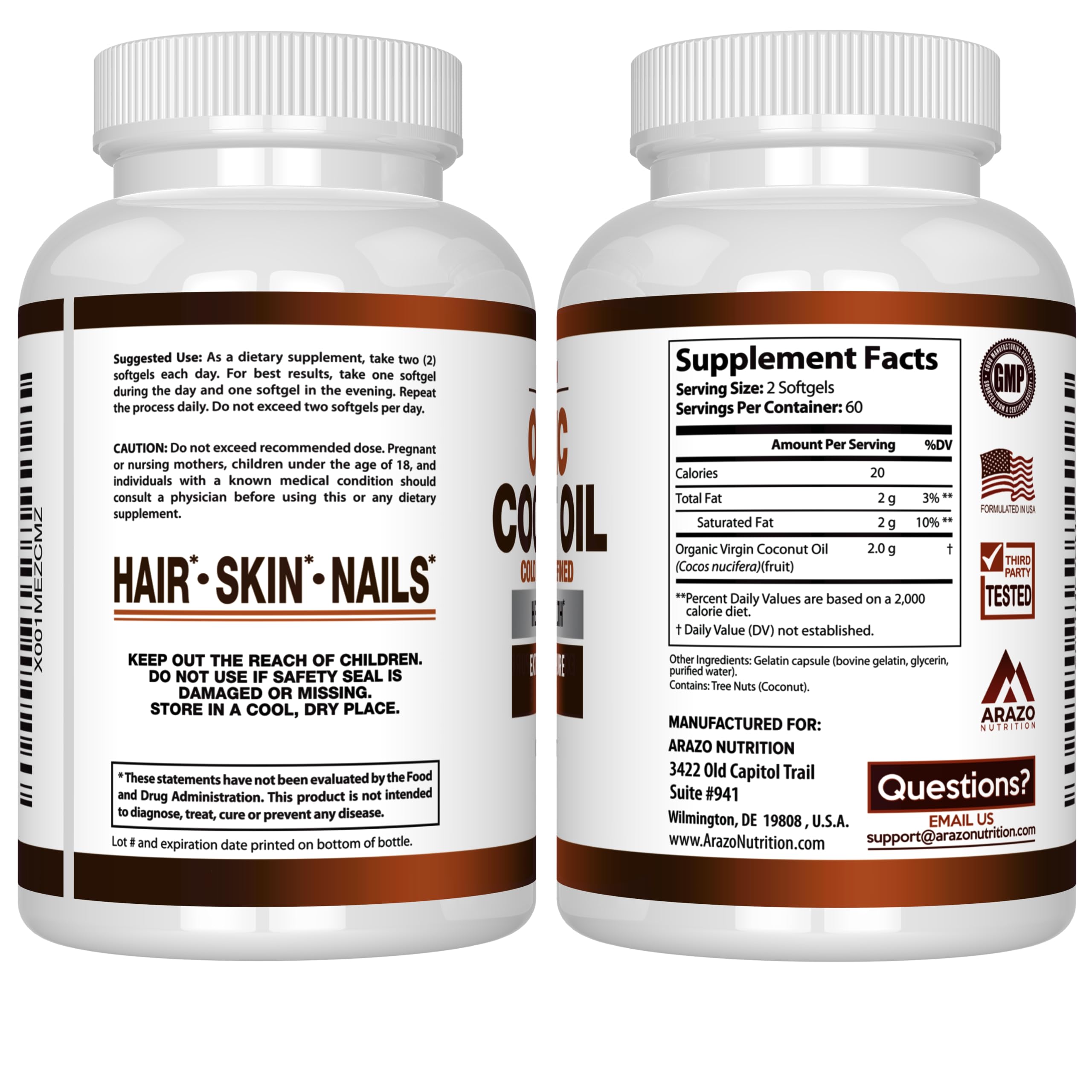 Nutrition label overview and ingredients