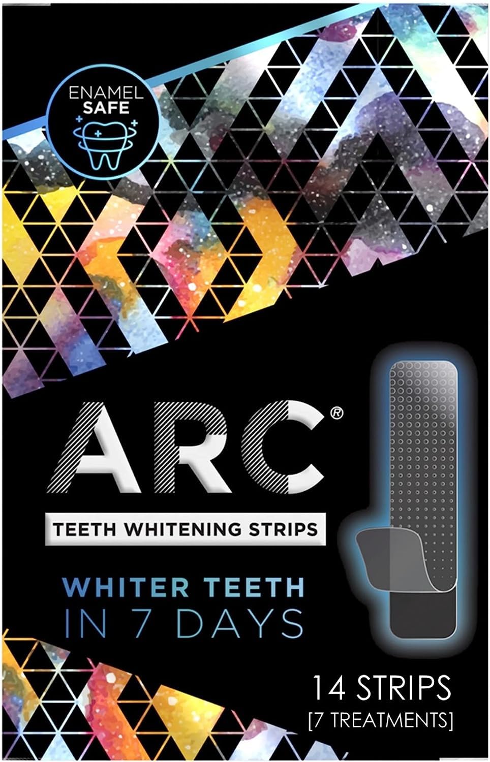 ARC Teeth Whitening Strip Kit – front view with 14 strips