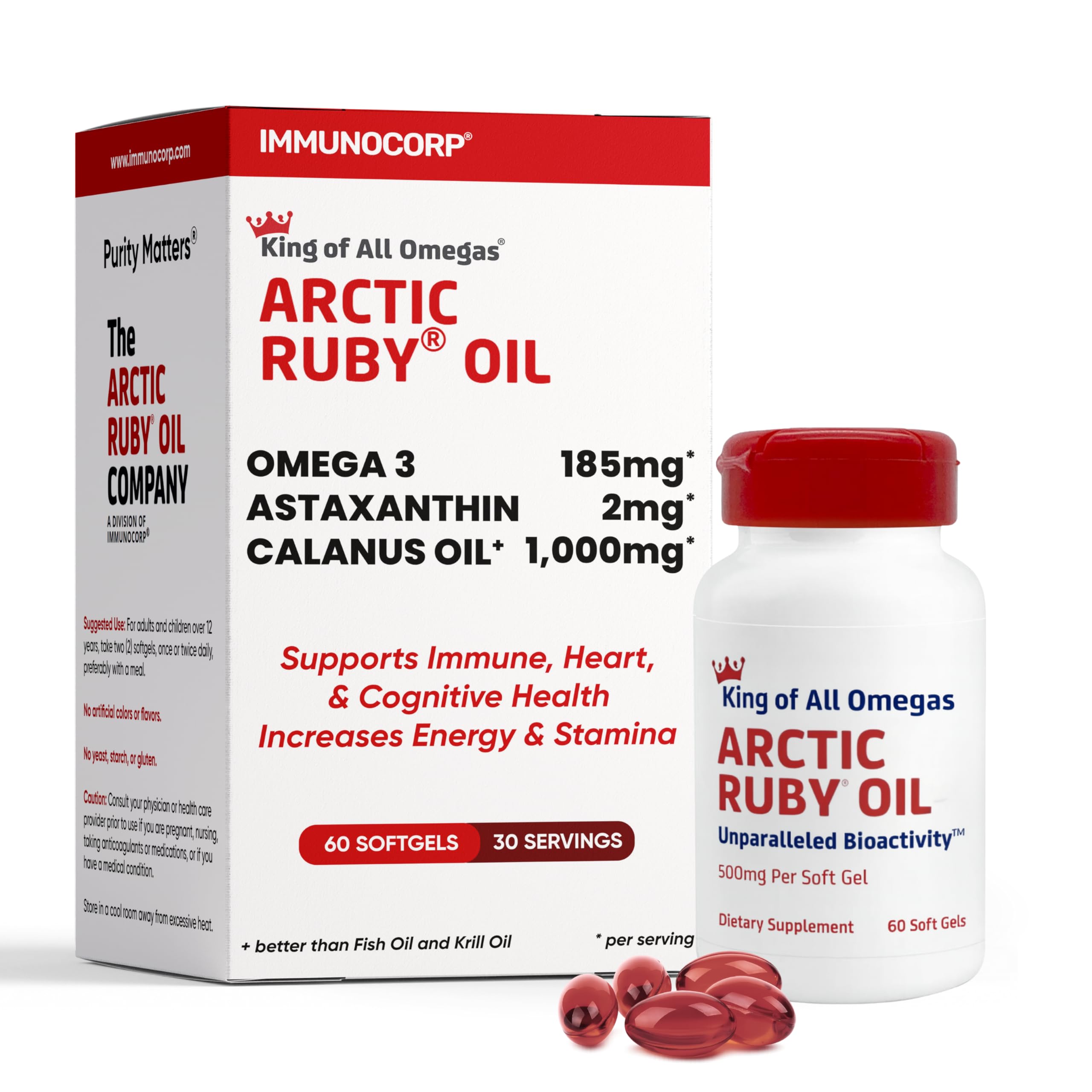 Arctic Ruby Oil 1000mg packaging