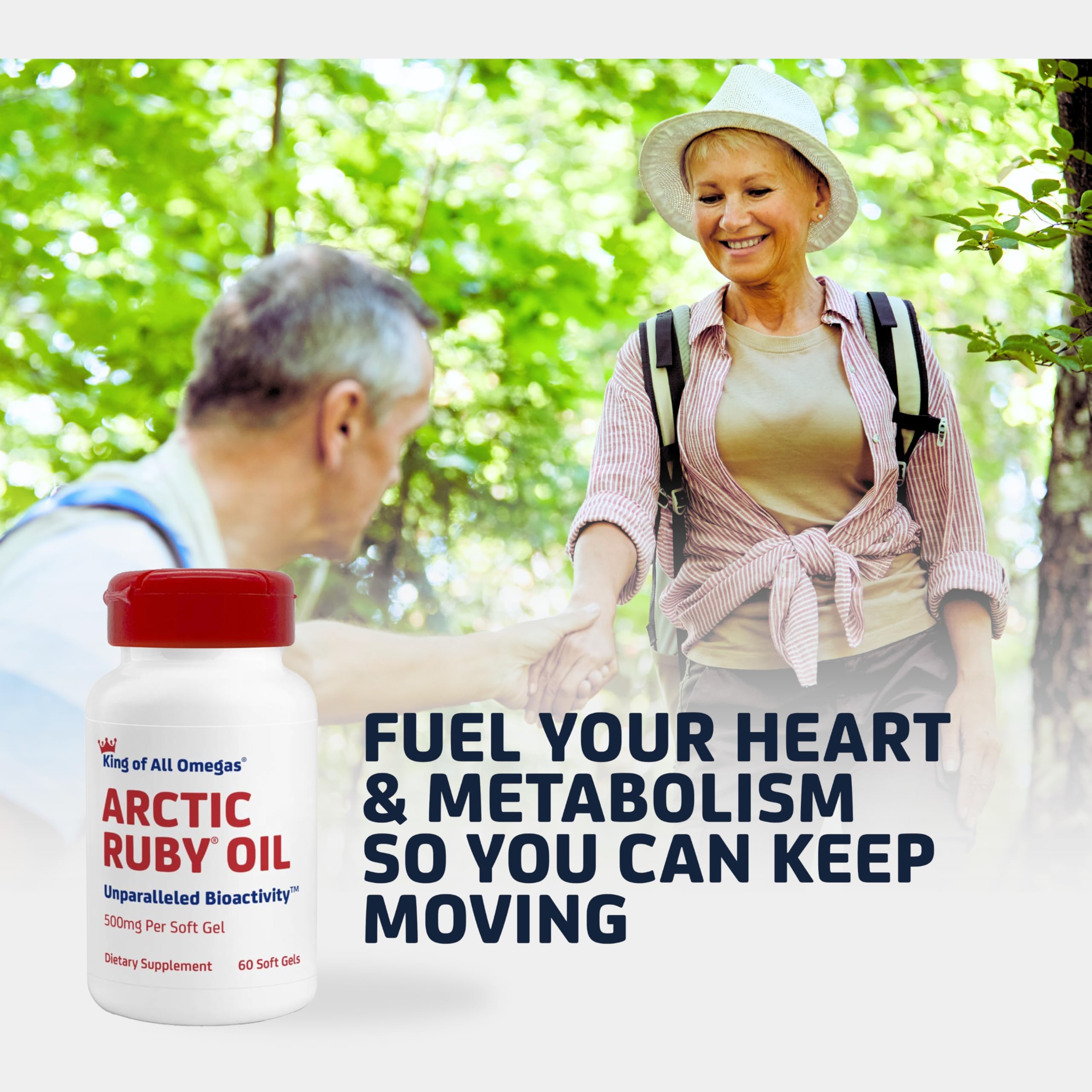 Bottle and label of Arctic Ruby Oil 1000mg