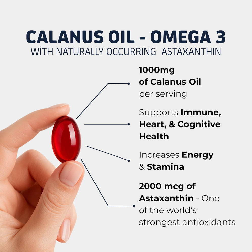 Icons showing heart, brain, immune health for Arctic Ruby Oil