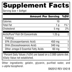 ArcticPure Ultra Potency omega-3 bottle front angle