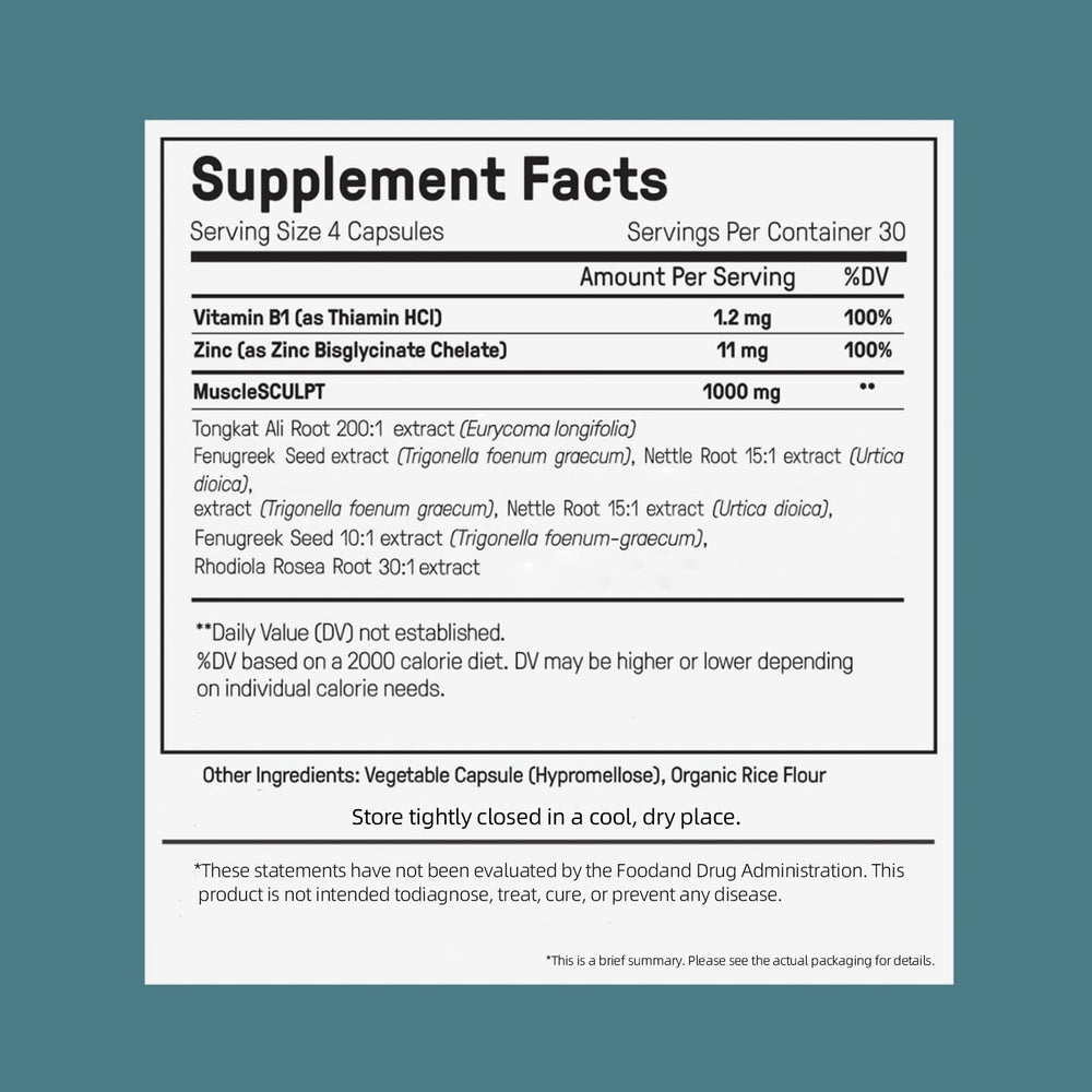 Ardocme Advanced Supplement storage keeps capsules protected from light.