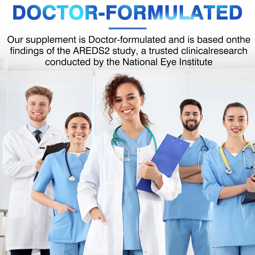 Dosing schedule with AREDS2 softgels